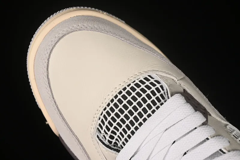 All Categories Air Jordan Jordan Series Basketball Shoes Air Jordan 4 Special Price #ZG Version Air Jordan 4 Retro "Baimoka" AJ4 Joe 4 White Mocha Joint Basketball Shoes DR5415-102